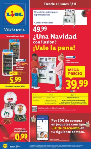 ¡Bazar Lidl! Ofertas válidas del 03/11 al 09/11