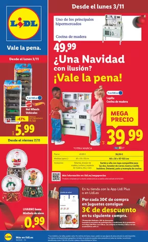 ¡Bazar Lidl! Ofertas válidas del 03/11 al 09/11