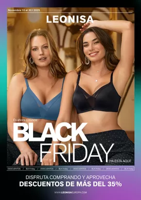 Catálogo Leonisa en Dénia | Es Ahora O Nunca: Black Friday ¡Ya Está Aquí! | 2025-11-10T00:00:00.000Z - 2025-11-30T00:00:00.000Z