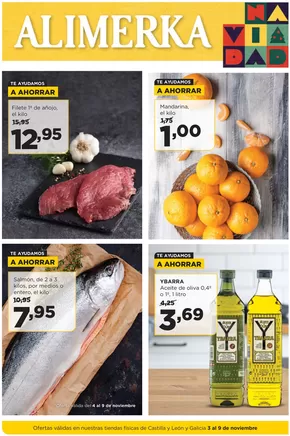 Catálogo Alimerka en Arroyo de la Encomienda | Semanal del - Alimerka | 2025-11-03T00:00:00.000Z - 2025-11-09T00:00:00.000Z