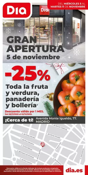 Catálogo Dia en Madrid | Gran apertura Dia del 05/11 al 11/11 | 2025-11-05T00:00:00.000Z - 2025-11-11T00:00:00.000Z