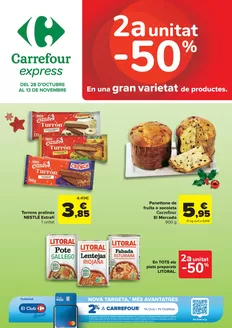 Catálogo Carrefour Express | 2a unitat -50% | 2025-11-03T00:00:00.000Z - 2025-11-13T00:00:00.000Z