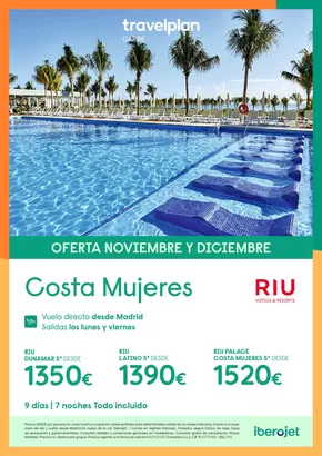 Catálogo Travelplan en Benidorm | Travelplan Costa Mujeres / Playa Mujeres | 2025-11-01T00:00:00.000Z - 2025-12-31T00:00:00.000Z