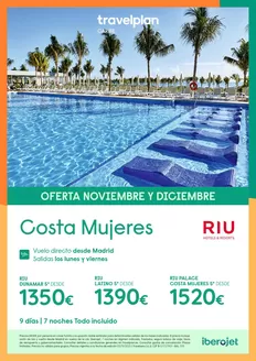 Catálogo Travelplan en Jerez de la Frontera | Travelplan Costa Mujeres / Playa Mujeres | 2025-11-01T00:00:00.000Z - 2025-12-31T00:00:00.000Z
