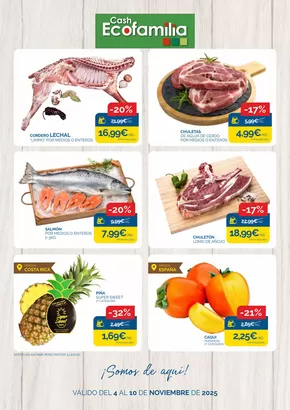 Catálogo Cash Ecofamilia en Talavera de la Reina | ¡Somos de aquí! | 2025-11-04T00:00:00.000Z - 2025-11-10T00:00:00.000Z