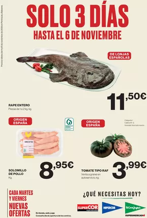 Catálogo Hipercor | ¡Solo 3 días! | 2025-11-04T00:00:00.000Z - 2025-11-06T00:00:00.000Z