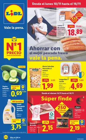 Catálogo Lidl en Llanos de Aridane | № 1 PRECIO - Ofertas válidas del 10/11 al 16/11 | 2025-11-10T00:00:00.000Z - 2025-11-16T00:00:00.000Z