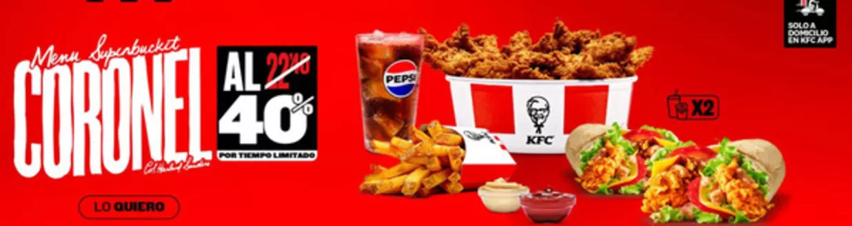 Catálogo KFC en Majadahonda | Promoción | 2025-11-04T00:00:00.000Z - 2025-11-15T00:00:00.000Z