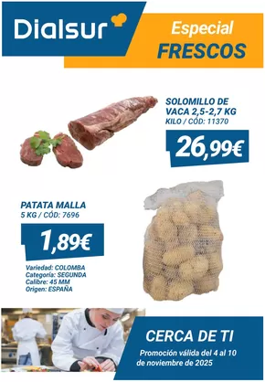 Promoción válida del 4 al 10 de noviembre de 2025