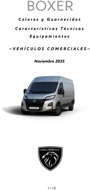 Catálogo Peugeot en Bocairent | Peugeot BOXER | 2025-11-01T00:00:00.000Z - 2025-11-30T00:00:00.000Z