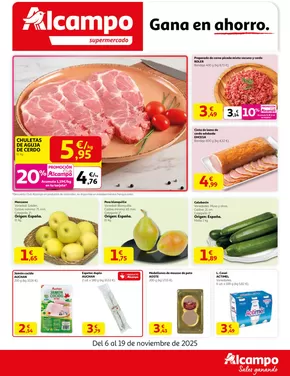 Catálogo Alcampo | Gana en ahorro | 2025-11-06T00:00:00.000Z - 2025-11-19T00:00:00.000Z