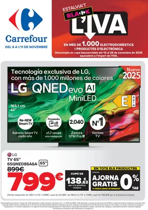 Catálogo Carrefour en Barcelona | SIN IVA | 2025-11-06T00:00:00.000Z - 2025-11-11T00:00:00.000Z