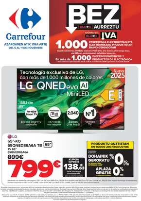 Catálogo Carrefour en Zigoitia | SIN IVA | 2025-11-06T00:00:00.000Z - 2025-11-11T00:00:00.000Z