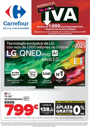 Catálogo Carrefour en Elda | SIN IVA | 2025-11-06T00:00:00.000Z - 2025-11-11T00:00:00.000Z