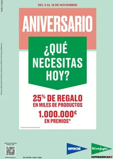 Catálogo Hipercor | ¿Qué necesitas hoy? | 2025-11-06T00:00:00.000Z - 2025-11-19T00:00:00.000Z