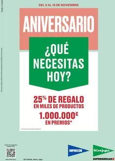 Catálogo Hipercor | ¿Qué Necesitas Hoy? | 2025-11-06T00:00:00.000Z - 2025-11-19T00:00:00.000Z