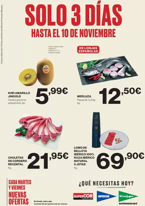 Catálogo Supercor | Solo 3 Días | 2025-11-07T00:00:00.000Z - 2025-11-10T00:00:00.000Z