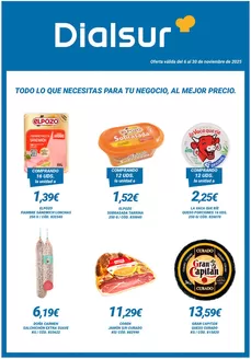 Catálogo Dialsur Cash & Carry en Xirivella | Oferta válida del 6 al 30 de noviembre | 2025-11-06T00:00:00.000Z - 2025-11-30T00:00:00.000Z