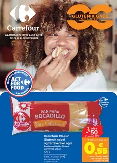 Catálogo Carrefour en Oiartzun | SIN GLUTEN | 2025-11-12T00:00:00.000Z - 2025-11-24T00:00:00.000Z