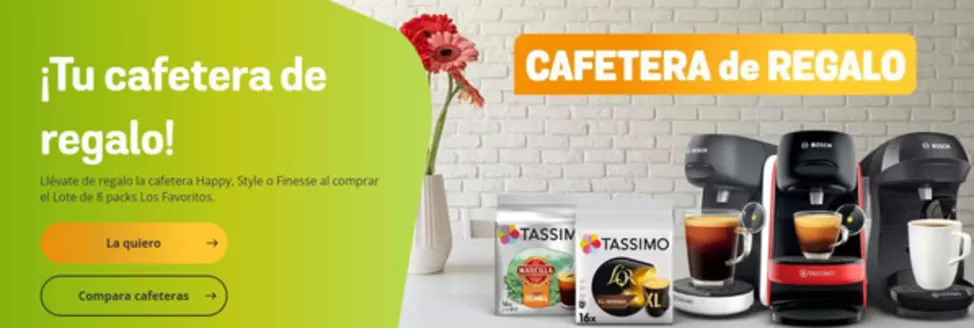 Catálogo Tassimo en Málaga | ¡Tu cafetera de regalo! | 2025-11-10T00:00:00.000Z - 2025-11-23T00:00:00.000Z