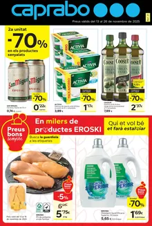 Catálogo Caprabo en Vera | 2a unitat -70% | 2025-11-13T00:00:00.000Z - 2025-11-26T00:00:00.000Z