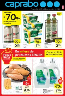Catálogo Caprabo en Vallirana | 2a unitat -70% | 2025-11-13T00:00:00.000Z - 2025-11-26T00:00:00.000Z