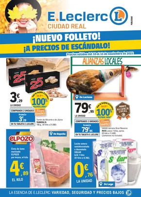 Catálogo E.Leclerc en Zaragoza | Del 10 al 15 de noviembre de 2025. | 2025-11-10T00:00:00.000Z - 2025-11-15T00:00:00.000Z