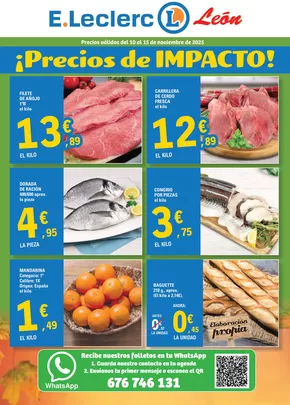 Catálogo E.Leclerc en Orio | ¡Precios de IMPACTO! | 2025-11-10T00:00:00.000Z - 2025-11-15T00:00:00.000Z