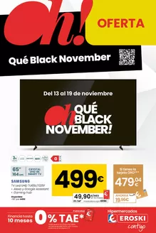 Catálogo Eroski en Vera | Oh! Qué Black November | 2025-11-13T00:00:00.000Z - 2025-11-19T00:00:00.000Z