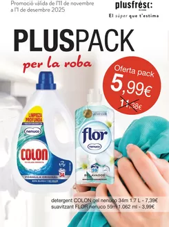 Catálogo Plusfresc | Promoció vàlida de l’11 de novembre a l’1 de desembre | 2025-11-12T00:00:00.000Z - 2025-12-01T00:00:00.000Z