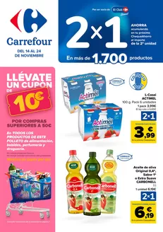 Catálogo Carrefour en Las Palmas de Gran Canaria | 2X1 ACUMULA CLUB + 2ªUD. AL -50% | 2025-11-14T00:00:00.000Z - 2025-11-24T00:00:00.000Z