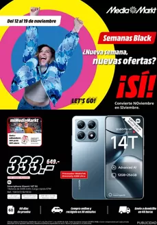 Catálogo MediaMarkt en Igualada | Semanas Black | 2025-11-12T00:00:00.000Z - 2025-11-19T00:00:00.000Z