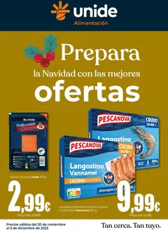 Catálogo UNIDE Alimentación en Zaragoza | Prepara la Navidad con las mejores ofertas UNIDE Alimentación Península | 2025-11-20T00:00:00.000Z - 2025-12-03T00:00:00.000Z