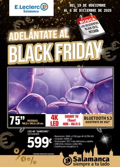 Catálogo E.Leclerc | Adelántate al Black Friday | 2025-11-19T00:00:00.000Z - 2025-12-06T00:00:00.000Z
