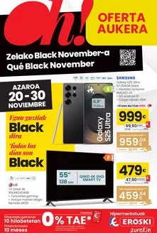 Catálogo Eroski en Getxo | Oh! Qué Black November | 2025-11-20T00:00:00.000Z - 2025-11-30T00:00:00.000Z