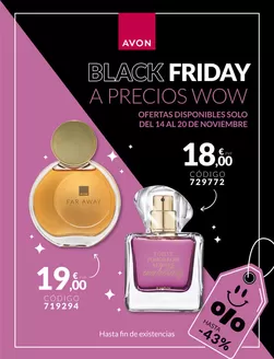 Catálogo AVON | Black Friday A Precios Wow | 2025-11-17T00:00:00.000Z - 2025-11-20T00:00:00.000Z