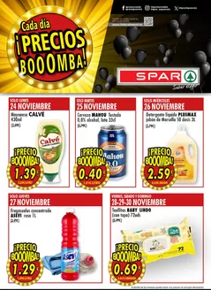 Catálogo SPAR en Sevilla | Cada Día Precios Booomba | 2025-11-24T00:00:00.000Z - 2025-11-30T00:00:00.000Z