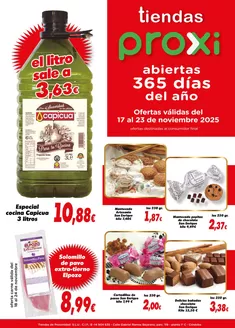 Catálogo Proxi en Talavera de la Reina | Ofertas válidas del 17 al 23 de noviembre 2025 | 2025-11-17T00:00:00.000Z - 2025-11-23T00:00:00.000Z