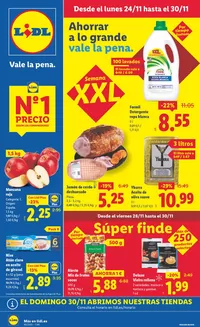 Catálogo Lidl en Las Palmas de Gran Canaria | № 1 PRECIO - Ofertas válidas del 24/11 al 30/11 | 2025-11-24T00:00:00.000Z - 2025-11-30T00:00:00.000Z