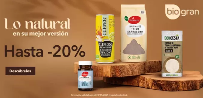 Catálogo NutriTienda en Vigo | Hasta -20% | 2025-11-18T00:00:00.000Z - 2025-11-23T00:00:00.000Z