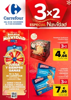 Catálogo Carrefour en Valladolid | 3x2 + 2X1 ACUMULA CLUB | 2025-11-25T00:00:00.000Z - 2025-12-11T00:00:00.000Z