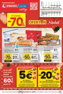 Catálogo Eroski en El Puig | 2a unidade -70% | 2025-11-27T00:00:00.000Z - 2025-12-16T00:00:00.000Z