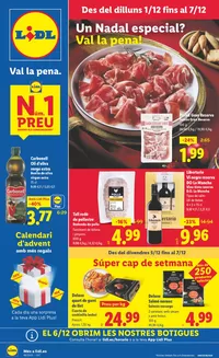 Catálogo Lidl en Gava | № 1 PRECIO - Ofertas válidas del 01/12 al 07/12 | 2025-12-01T00:00:00.000Z - 2025-12-07T00:00:00.000Z
