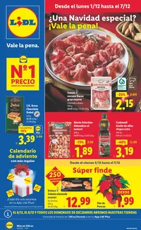 Catálogo Lidl en Telde | № 1 PRECIO - Ofertas válidas del 01/12 al 07/12 | 2025-12-01T00:00:00.000Z - 2025-12-07T00:00:00.000Z