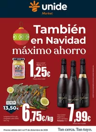 Catálogo Unide Market en Alicante | También en Navidad máximo ahorro UNIDE Market Canarias | 2025-12-04T00:00:00.000Z - 2025-12-17T00:00:00.000Z