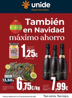 Catálogo Unide Supermercados en Medellín | También en Navidad máximo ahorro UNIDE Supermercados Canarias | 2025-12-04T00:00:00.000Z - 2025-12-17T00:00:00.000Z