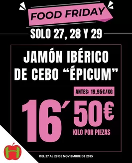 Catálogo Hiper Usera en Tres Cantos | Food Friday | 2025-11-27T00:00:00.000Z - 2025-11-29T00:00:00.000Z