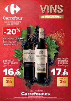 Catálogo Carrefour en Barcelona | VINOS | 2025-12-02T00:00:00.000Z - 2026-01-06T00:00:00.000Z