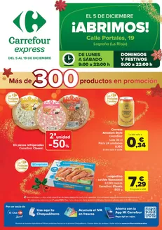 Catálogo Carrefour Express en Cenicero | Abrimos!  | 2025-12-05T00:00:00.000Z - 2025-12-19T00:00:00.000Z