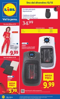 Catálogo Lidl en Mollet del Vallès | ¡Bazar Lidl! Ofertas válidas del 08/12 al 14/12 | 2025-12-08T00:00:00.000Z - 2025-12-14T00:00:00.000Z